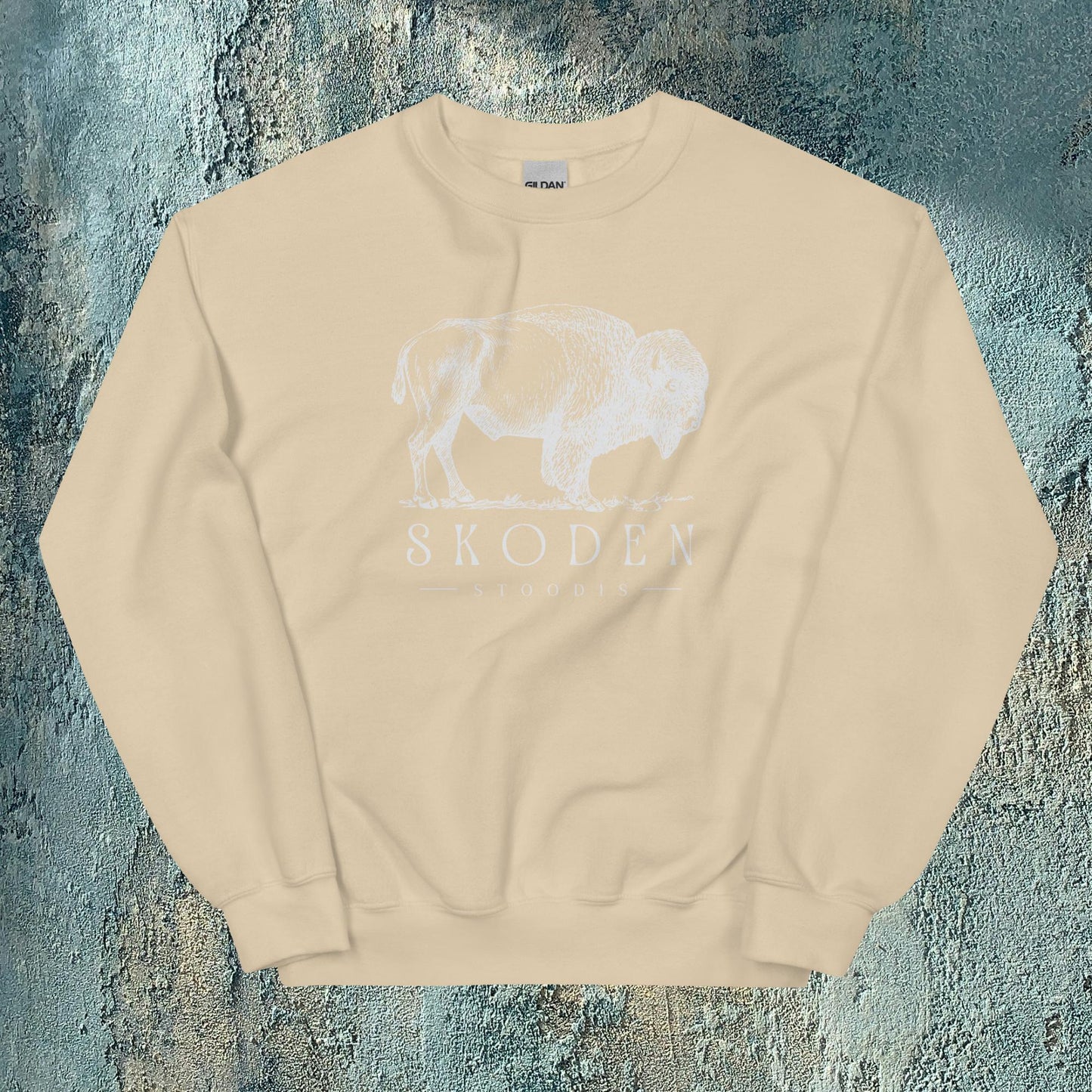 Skoden Stoodis Sweatshirt Native American Buffalo Warrior Sweater - unisex