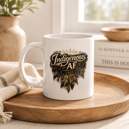 Indigenous AF Native American Mug