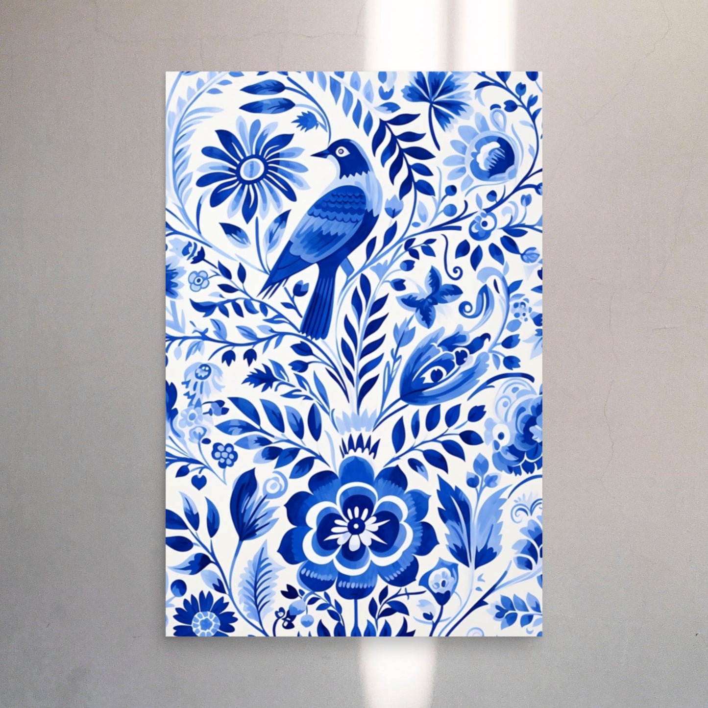 Otomi Art 'The Dove' Poster - Mexican, Aztec, Tenangos Wall Art