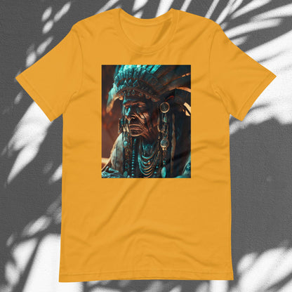 Aztec Chief  T-shirt | Warrior God - Medicine Man - Unisex