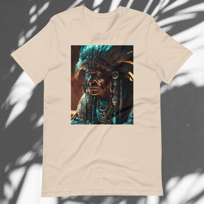 Aztec Chief  T-shirt | Warrior God - Medicine Man - Unisex